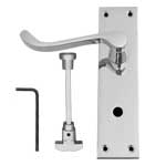 Victorian Lever Latch Scroll Privacy (H-1254)